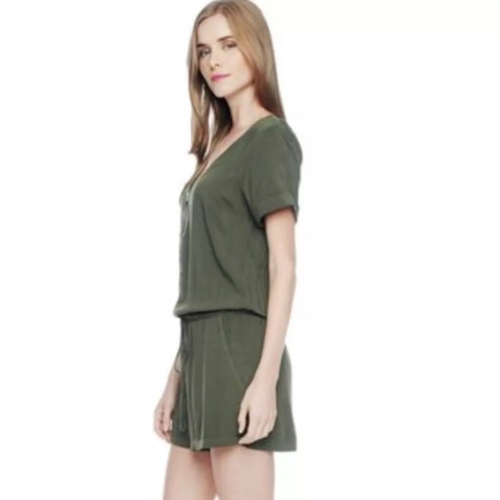NWT Splendid Romper Playsuit Green